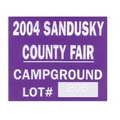 3"x3" Square Auto Admission Sticker